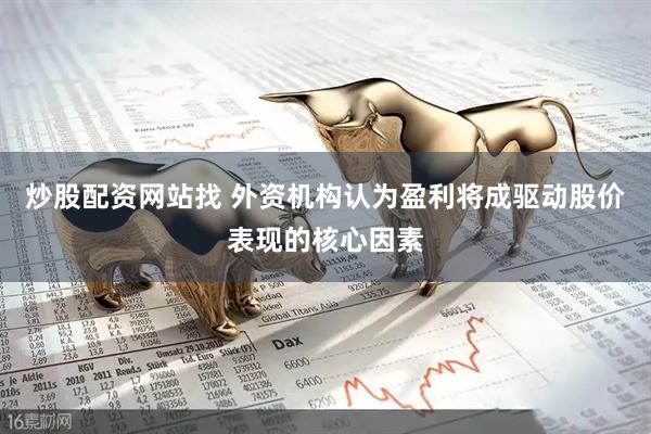 炒股配资网站找 外资机构认为盈利将成驱动股价表现的核心因素
