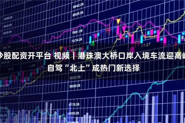 炒股配资开平台 视频｜港珠澳大桥口岸入境车流迎高峰 自驾“北上”成热门新选择